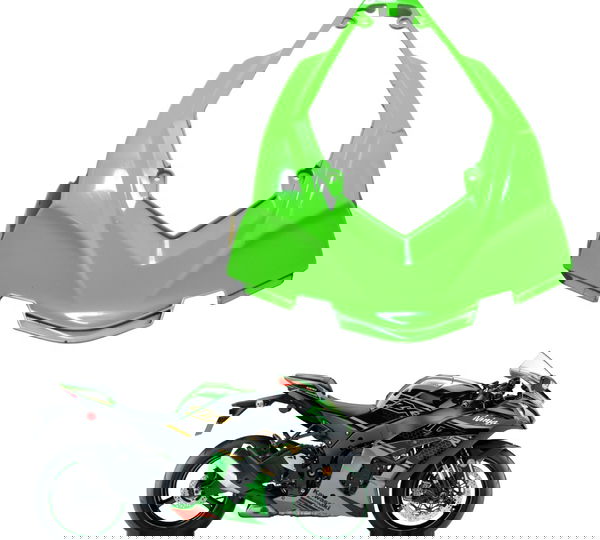 Carenagem Rabeta C/ Detalhes Kawasaki Zx 10r 17-22 Original Verde-limão