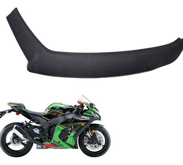 Acabamento Lateral Dir C/ Avaria Kawasaki Zx 10r 17-22 Orig Preto