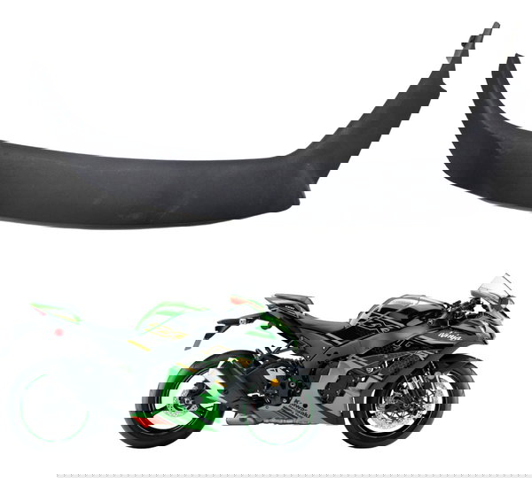 Carenagem Lateral Esq C/ Avaria Kawasaki Zx 10r 17-22 Orig Preto