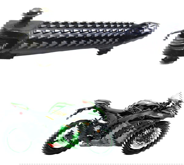 Pedaleira Dianteira Direita Kawasaki Zx 10r 17-22 Original