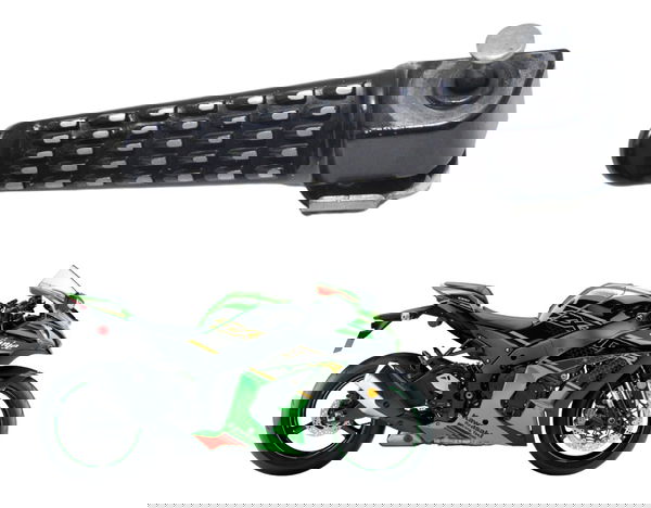 Pedaleira Traseira Esquerda Kawasaki Zx 10r 17-22 Original