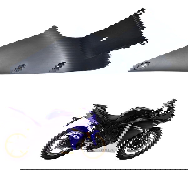 Acabamento Interno Frontal Esq Yamaha Yzf R1 09-15 Original Preto