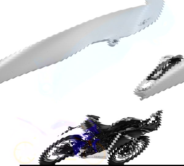 Acabamento Lateral Esquerdo Yamaha Yzf R1 09-15 Original Branco