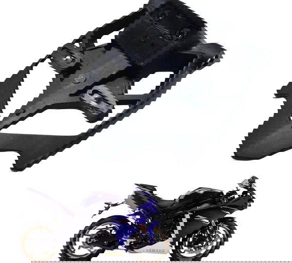 Suporte Placa C/ Detalhes Yamaha Yzf R1 09-15 Original