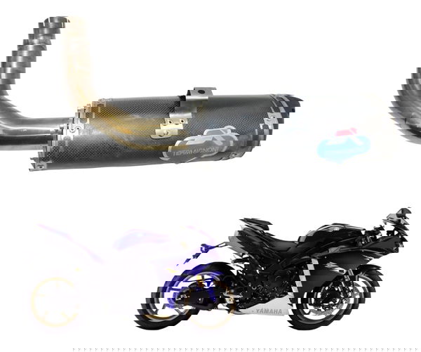 Escape Esquerdo Esportivo Termignoni Yamaha Yzf R1 09-15