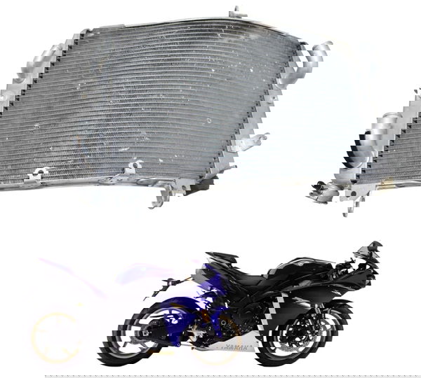 Radiador C/ Detalhes Yamaha Yzf R1 09-15 Original