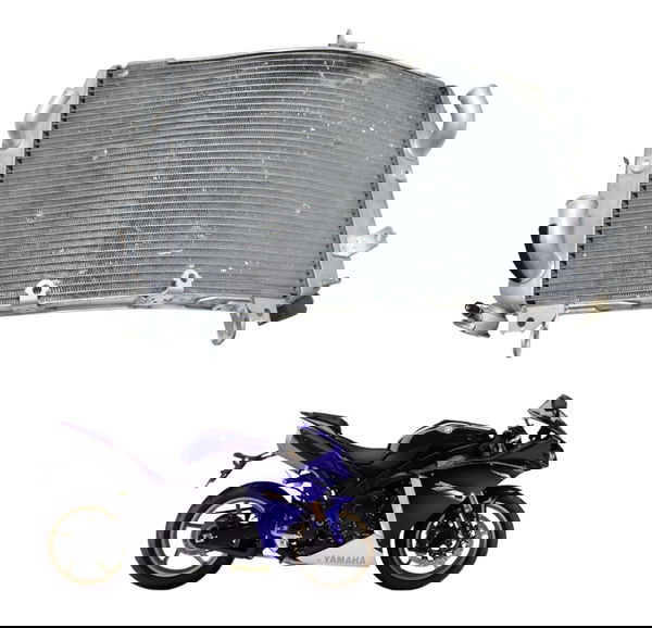 Radiador C/ Detalhes Yamaha Yzf R1 09-15 Original