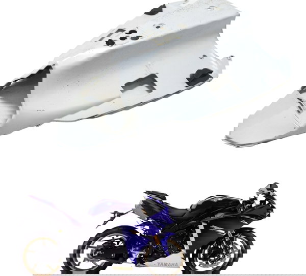 Carenagem Inferior Rabet C/ Detalhe Yamaha Yzf R1 09-15 Orig Branco