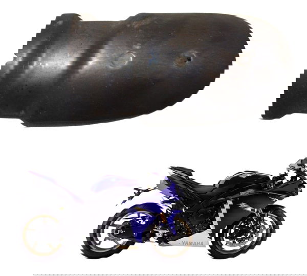 Proteção Escape Yamaha Yzf R1 09-15 Original Preto