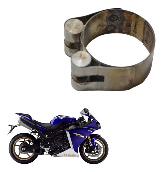 Abraçadeira Escape Yamaha Yzf R1 09-15 Original