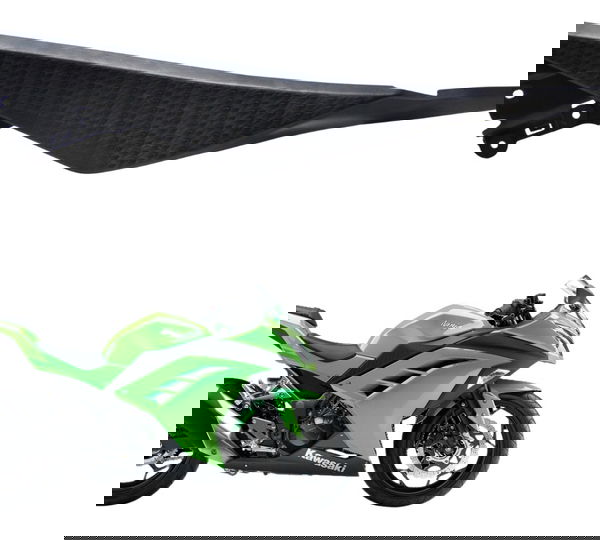 Acabamento Tanque Esquerdo Kawasaki Ninja 300 13-18 Original Preto