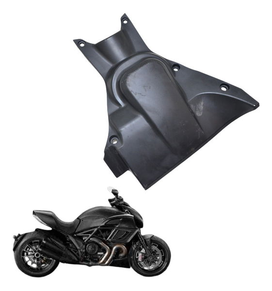 Acabamento Moldura Chave Capa Tanqu Ducati Diavel 11-14 Orig