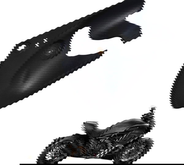 Escudo Térmico Escape Ducati Diavel 11-14 Original Preto