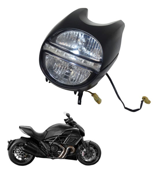 Farol Completo Frontal Ducati Diavel 11-14 Original