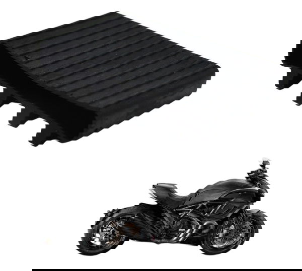 Borracha Acabamento Ducati Diavel 11-14 Original