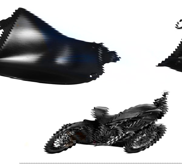Carenagem Lateral Tanque Esq Ducati Diavel 11-14 Original Preto