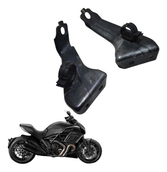 Par Suporte Filtro Água Ducati Diavel 11-14 Original