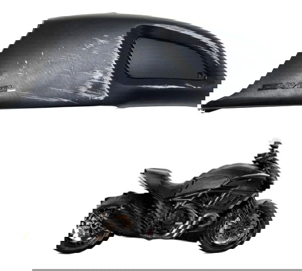 Carenagem Lateral Esq Tomada Ar Det Ducati Diavel 11-14 Orig Preto