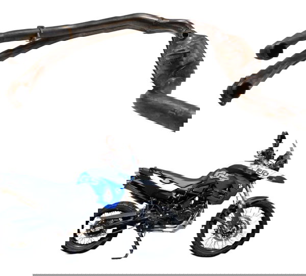 Curva Escape C/ Avaria Bmw F 800 Gs 11-13 Original