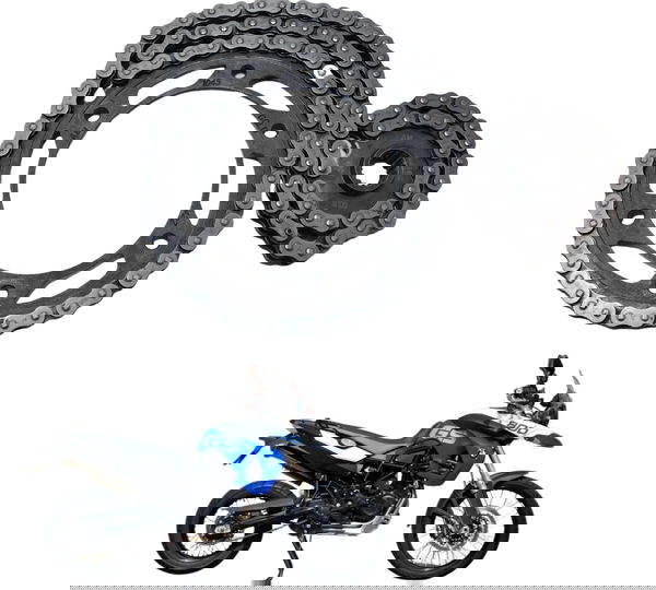 Kit Relação Bmw F 800 Gs 11-13 Original Prateado