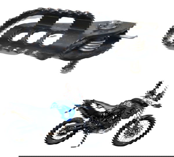 Pedaleira Dianteira Esquerda Bmw F 800 Gs 11-13 Original