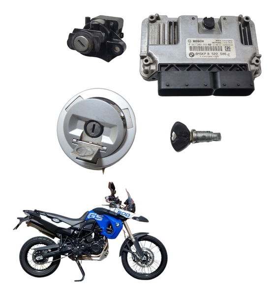 Kit Chave Ignição Modulo Ecu Bmw F 800 Gs 11-13 Original