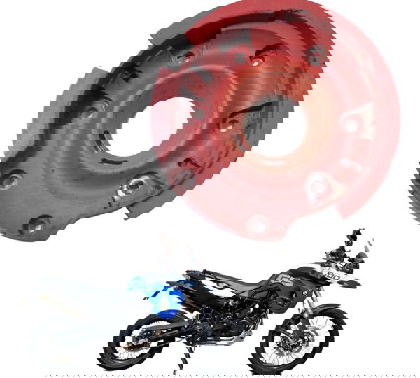 Acabamento Tampa Tanque Bmw F 800 Gs 11-13 Original Vermelho