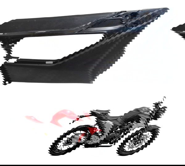 Acabamento Carenagem Esq Avaria Yamaha Fz25 Fazer 250 18-21 Preto