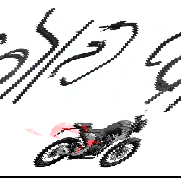 Kit Mangueiras Yamaha Fz25 Fazer 250 18-21 Original