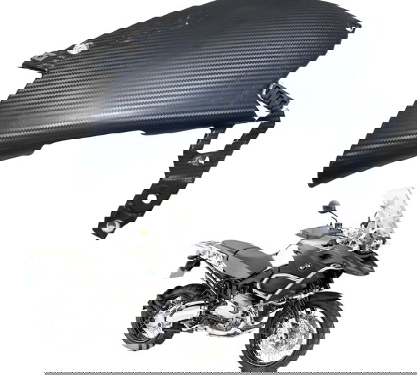 Capa Tanque Esquerda Bmw R1200 R 1200 Gs Adv 08-12 Original Preto