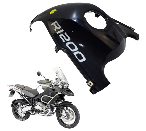 Capa Tanque Central Detal Bmw R1200 R 1200 Gs Adv 08-12 Orig Preto