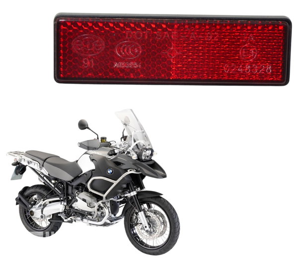 Refletor Olho De Gato Bmw R1200 R 1200 Gs Adv 08-12 Original Vermelho