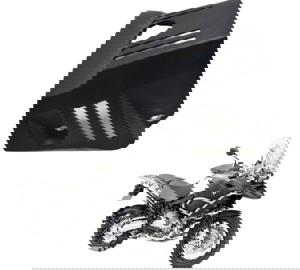 Acabamento Inferi Cabeçote Esq Bmw R1200 R 1200 Gs Adv 08-12 Preto