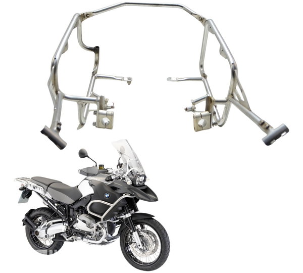Afastador Alforge Size Bmw R1200 R 1200 Gs Adv 08-12 Orig Prata