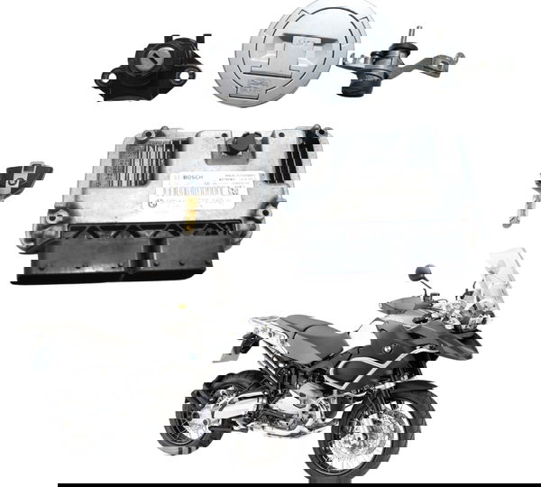 Kit Chave Ignição Modulo Bmw R1200 R 1200 Gs Adv 08-12 Orig