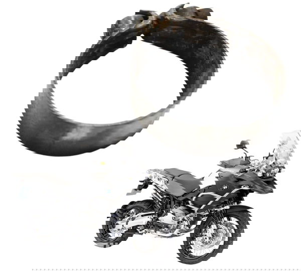 Abraçadeira Escape Bmw R1200 R 1200 Gs Adv 08-12 Original