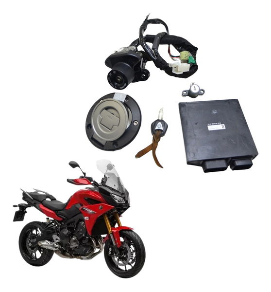 Kit Chave Ignição Modulo Ecu Yamaha Mt 09 Tracer Gt 20-24