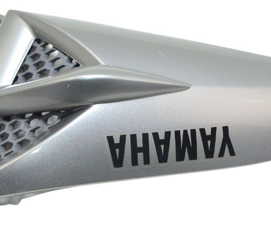 Aleta Tanque Direito Entrada Ar Yamaha Ybr 125 06-08 Orig Cinza