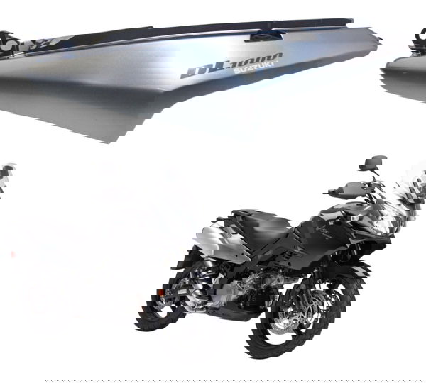 Carenagem Rabeta Esquerda Suzuki Dl 1000 V Strom 06-12 Orig Cinza