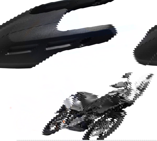 Spoiler C/ Avaria Suzuki Dl 1000 V Strom 06-12 Original Preto