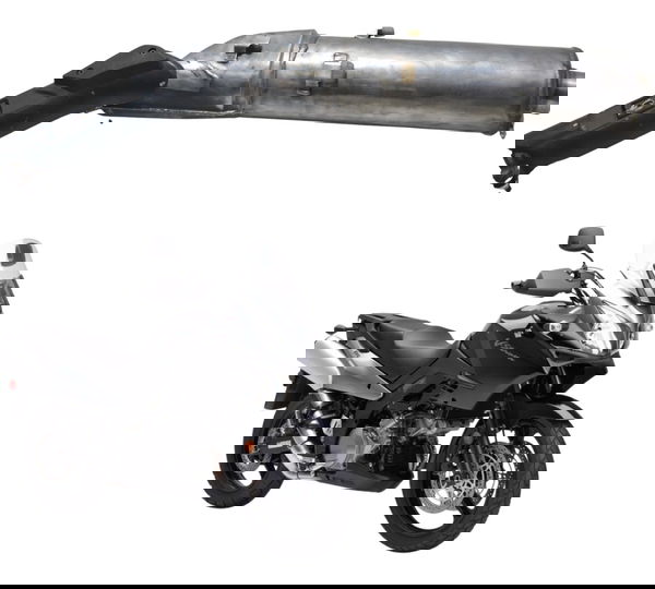 Ponteira Escape Esq Suzuki Dl 1000 V Strom 06-12 Original