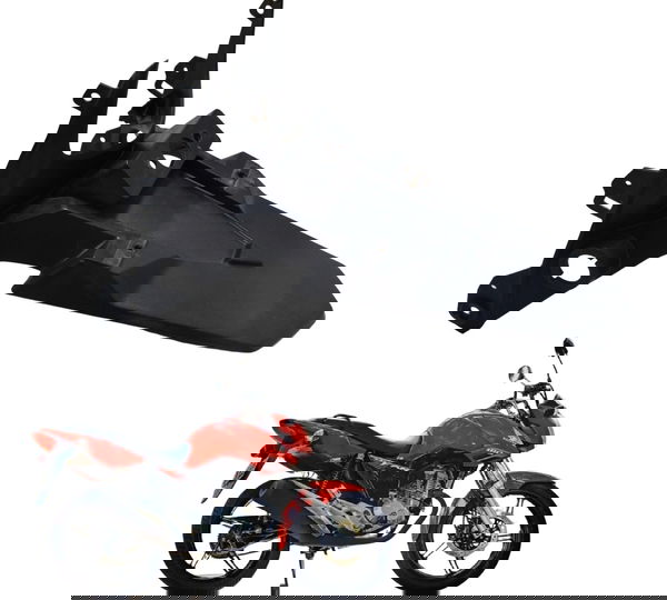 Suporte Placa C/ Avaria Honda Cg 160 Fan 16-19 Original