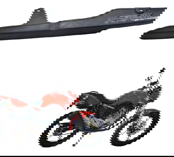 Capa Corrente C/ Detalhes Honda Cg 160 Fan 16-19 Original Preto