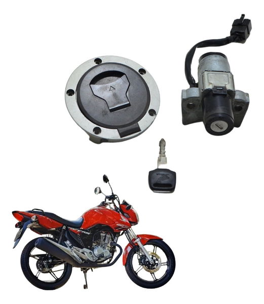 Kit Chave Ignição Honda Cg 160 Fan 16-19 Original