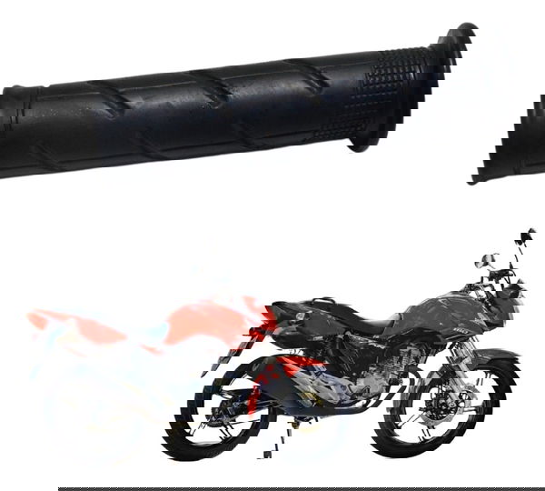 Manopla Esquerda C/ Detalhes Honda Cg 160 Fan 16-19 Original