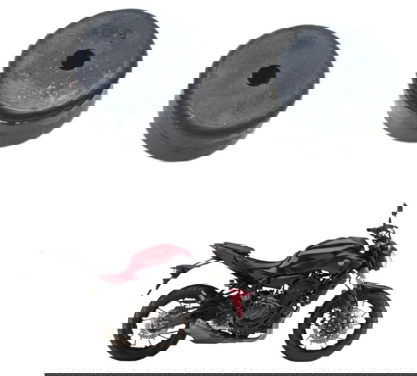 Par Borracha Suporte Tanque Yamaha Mt 07 15-18 Original