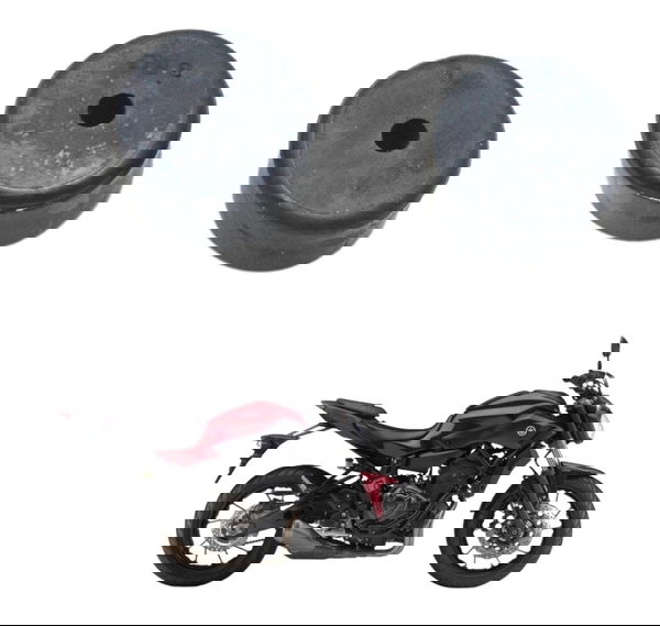 Par Borracha Suporte Tanque Yamaha Mt 07 15-18 Original