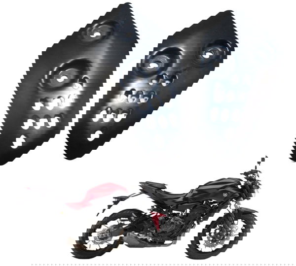 Par Protetor Calcanhar Yamaha Mt 07 15-18 Original