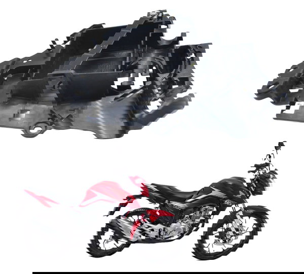 Caixa Bateria Honda Cg 160 Titan 18-23 Original Preto