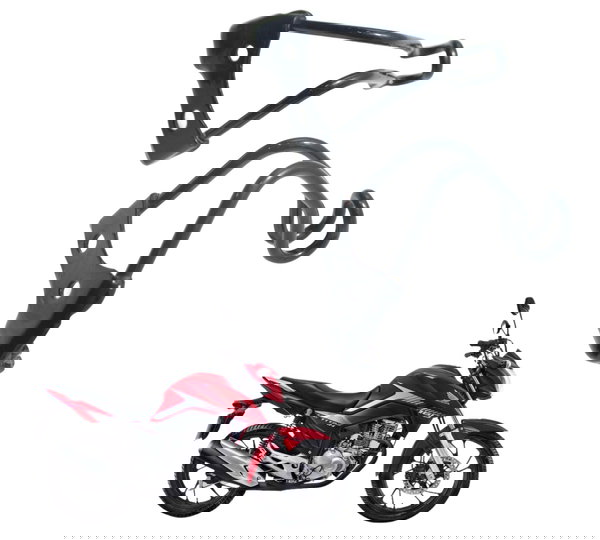 Par Alça Traseira Honda Cg 160 Titan 18-23 Original Prateado